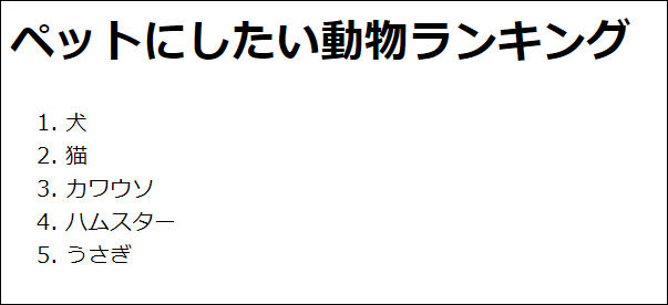 ページ内容の表示